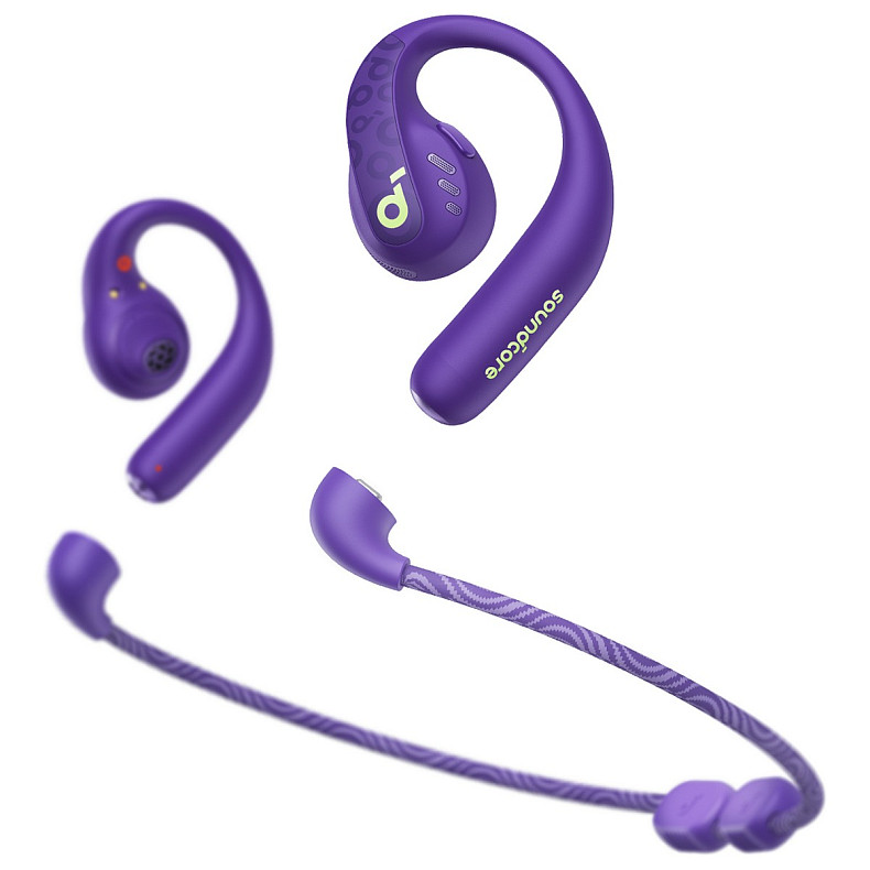 Навушники ANKER SoundСore AeroFit Pro Purple