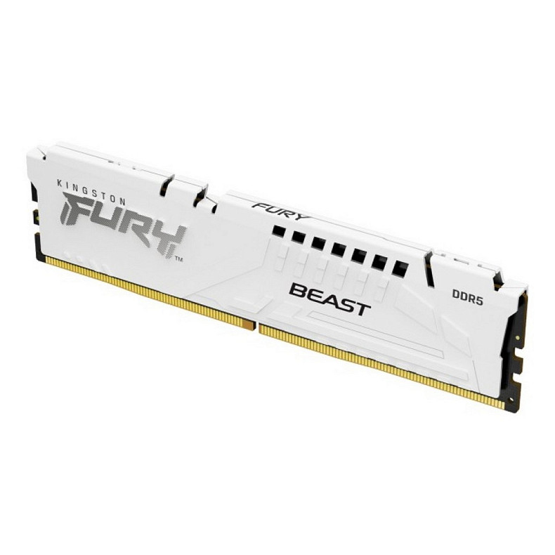 Память ПК Kingston DDR5 16GB 5600 FURY Beast Белый EXPO