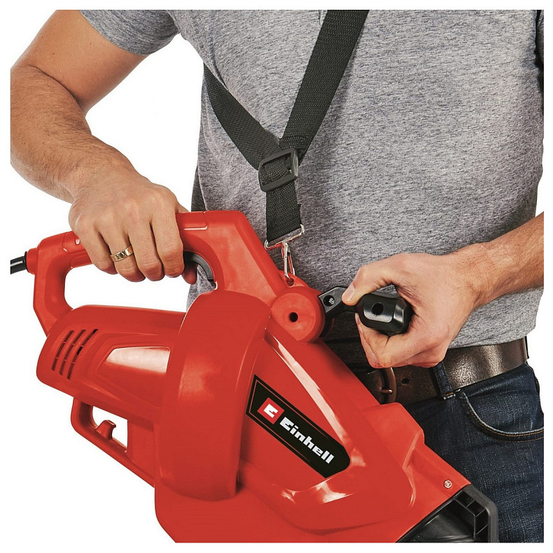 Повітродув-пилосос садовий Einhell GC-EL 3024 E 3000Вт 3в1 240км/год 650куб/год мішок 40л 3.13кг