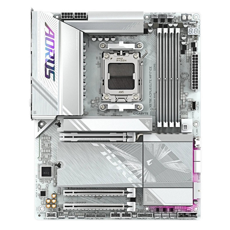 Материнська плата Gigabyte X870E Aorus Elite WiFi7 Ice Socket AM5