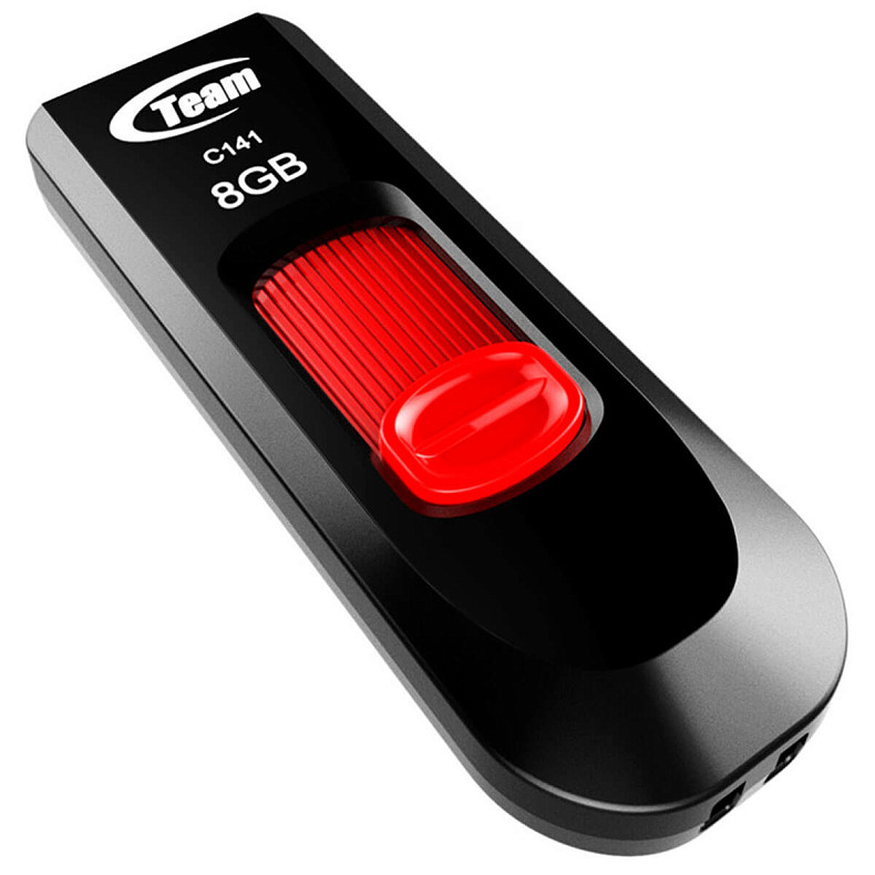 USB 8Gb Team C141 Red (TC1418GR01)