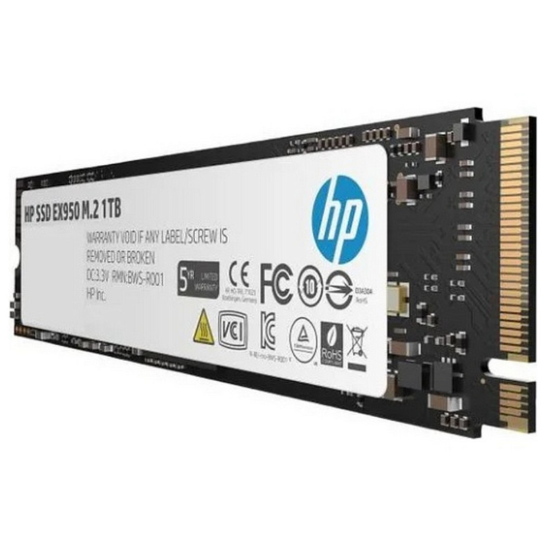 SSD диск HP EX950 1Tb M.2 2280 PCIe Gen3 x4 NVMe 1.3 3D NAND