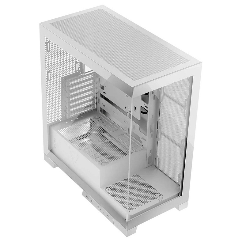 Корпус Modecom VOLCANO SPACE APEX w/o fans MIDI USB 3.0x2+TYPE-C WHITE без БП ATX