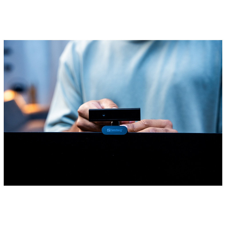 Веб-камера Sandberg Face Scan Webcam Mini Full HD Autofocus, ENC, USB-A/USB-C connection