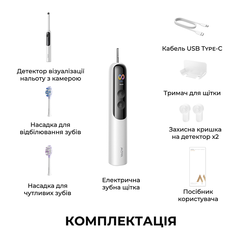 Электрическая зубная щетка MOVA Fresh 20 Sensus-White