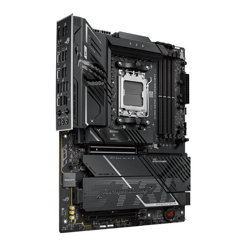 Материнcька плата ASUS ROG STRIX X870E-H GAMING WIFI7 sAM5 X870 4xDDR5 M.2 HDMI USB Type-C Wi-Fi BT