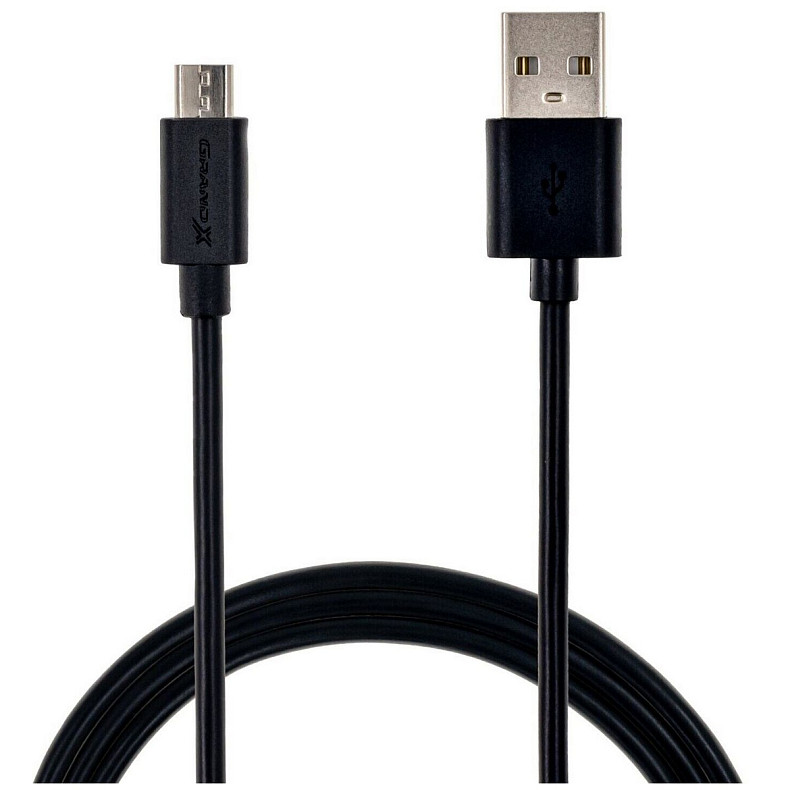 Кабель Grand-X USB-microUSB, Cu, 2.5м Black (PM025B) box