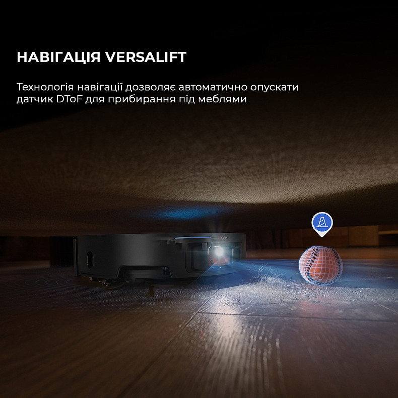 Робот-пылесос моющий Dreame Bot X50 Ultra Black