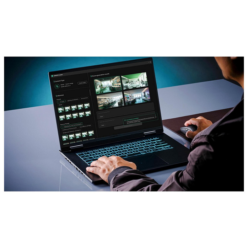 Ноутбук Gigabyte Gaming A16 (3THK3UA894SD) Black Steel