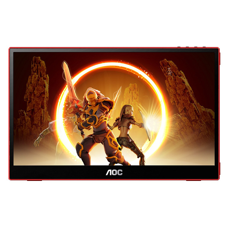 Монитор TFT AOC 15.6" 16G3 IPS FHD 144Hz HDMI USB-C MM Gaming Portable Black/Red