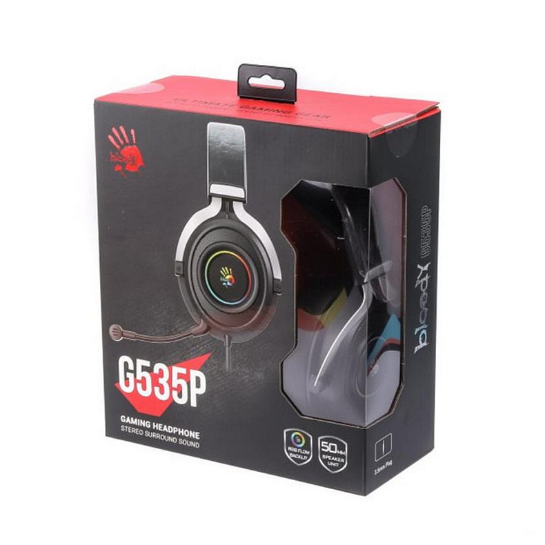 Гарнітура A4Tech Bloody G535P Black+Silver