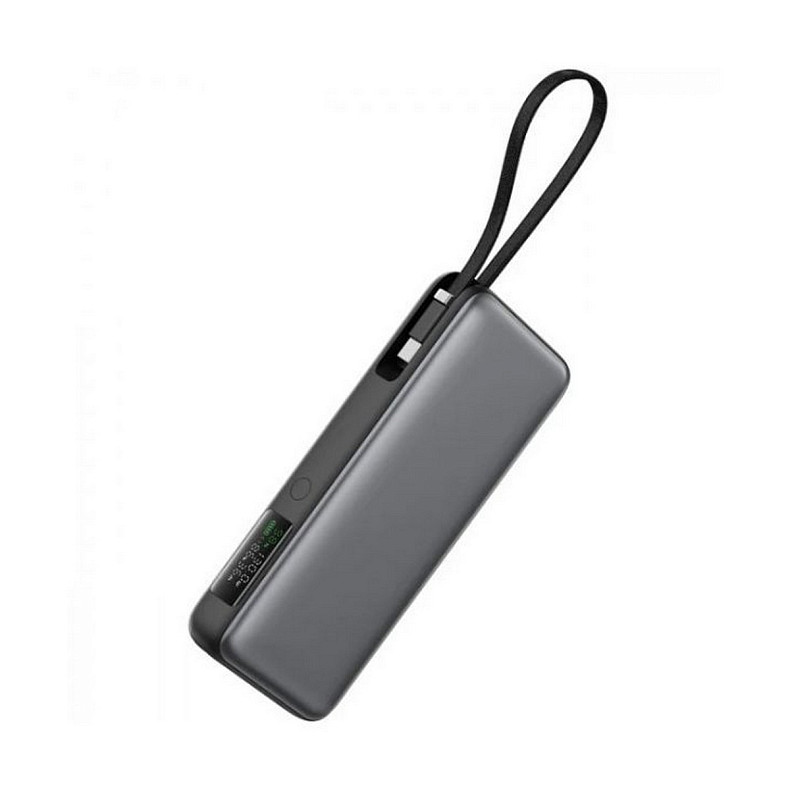 УМБ Acefast 20000mAh 130W PD,QC3.0 USB-A+USB-C In/Out,build-in cable M22 Gray