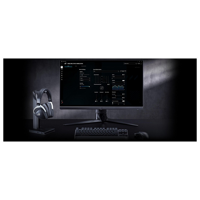 Навушники Asus ROG Delta S Wireless Black/White (90YH03IW-B3UA00)