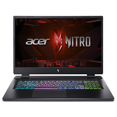 Ноутбук Acer Nitro 17 AN17-41 17.3" QHD IPS, AMD R7-7735HS, 32GB, F1TB, NVD4070-8, Lin, черный (NH.QL2EU.003)