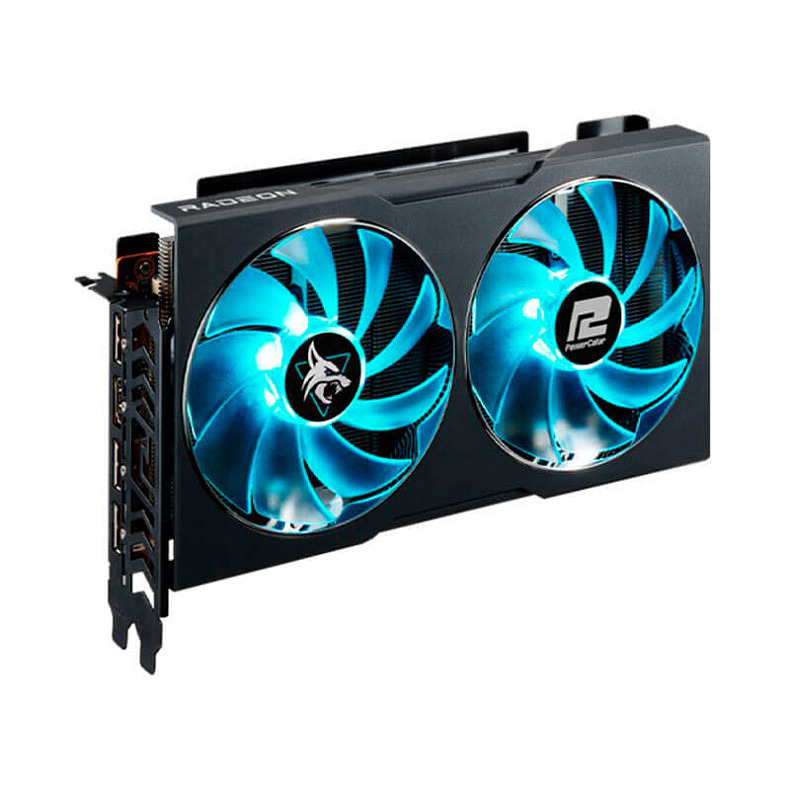 Видеокарта AMD Radeon RX 6600 XT 8GB GDDR6 Hellhound PowerColor (AXRX 6600XT 8GBD6-3DHL/OC)