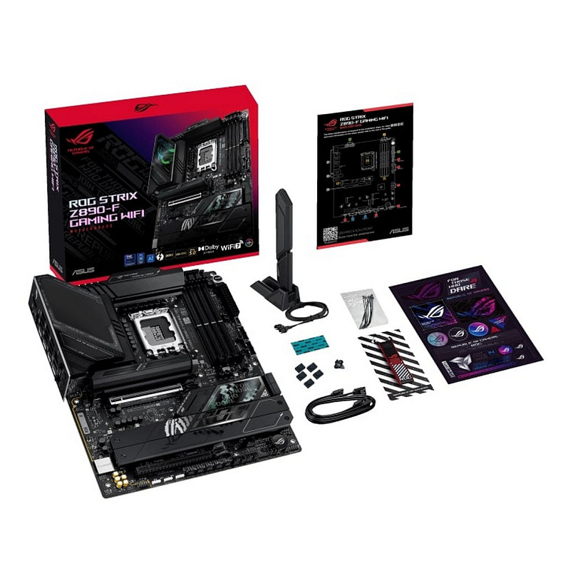 Материнcька плата ASUS ROG STRIX Z890-F GAMING WIFI s1851 Z890 4xDDR5 M.2 DP HDMI Wi-Fi BT ATX