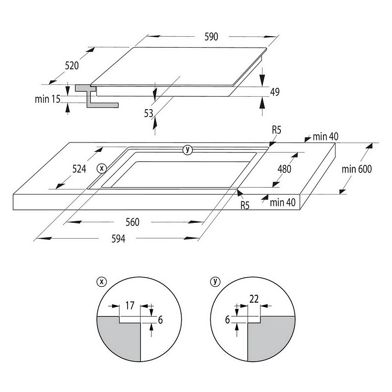 Варильна поверхня Gorenje GI6442BSCE