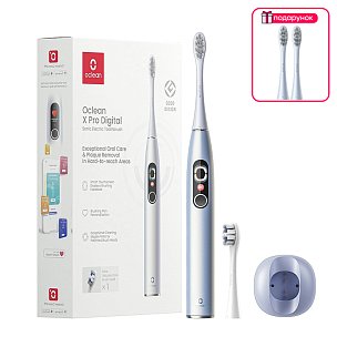 Розумна зубна електрощітка Oclean X Pro Digital Glamour Silver