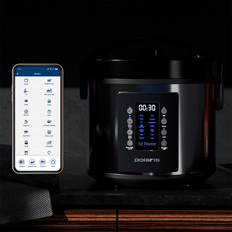Мультиварка Polaris PMC 5001 WIFI IQ Home Черный