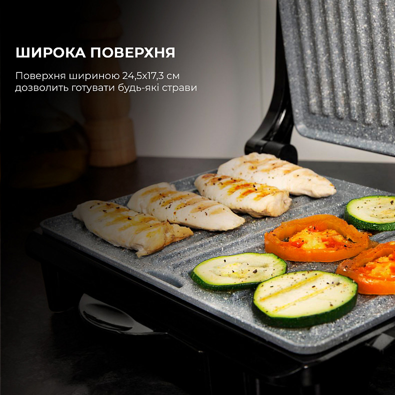 Гриль електричний CECOTEC Rock’nGrill 1500 Rapid