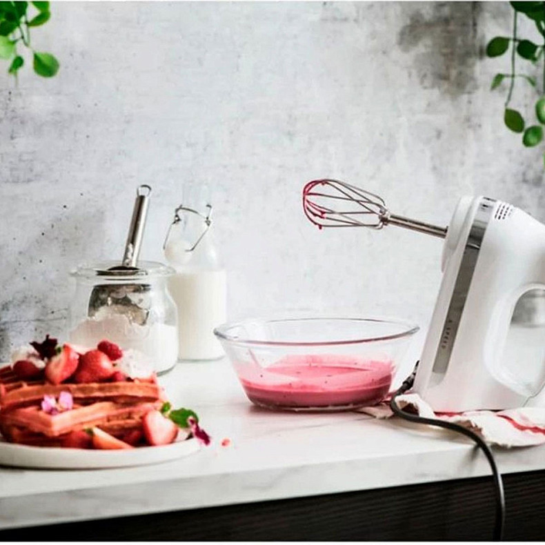 Міксер KitchenAid CLASSIC 5KHM5110EWH ручний 5 швидкостей білий