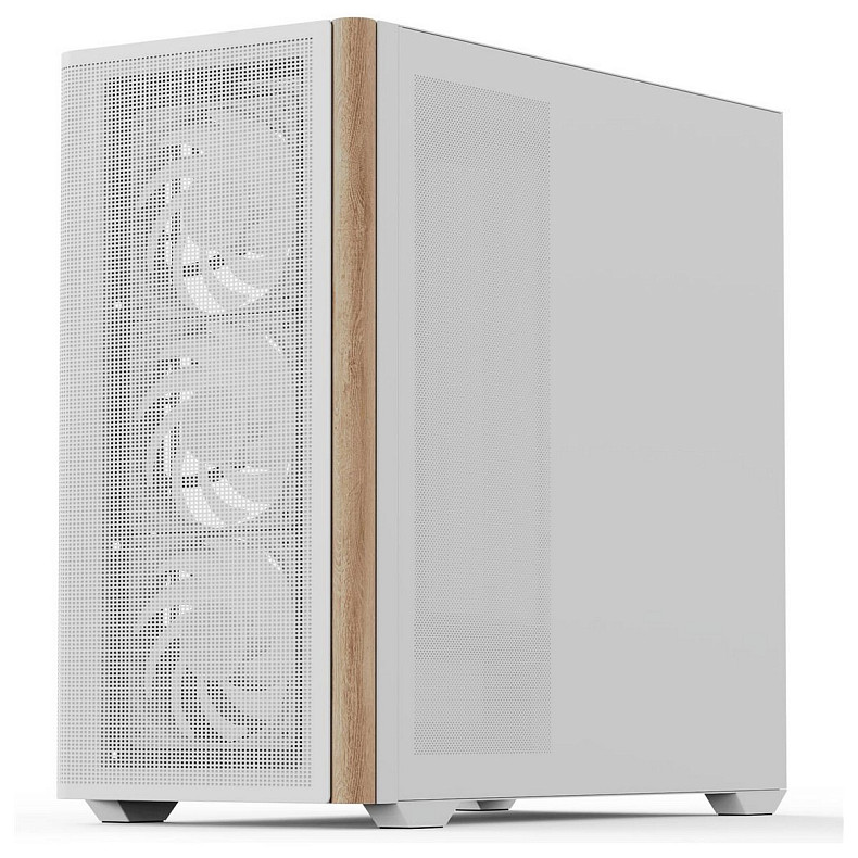 Корпус AeroCool D301A-G-WT-v2 (ACCS-DS03043.21) White без БП