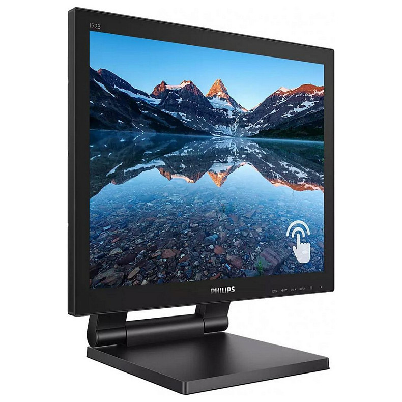 TFT 17" Philips 172B9TL, сенсорный (10 д.), 5:4, 1280 x 1024, D-Sub, DVI-D, HDMI, DP, USB-Hub, HAS,