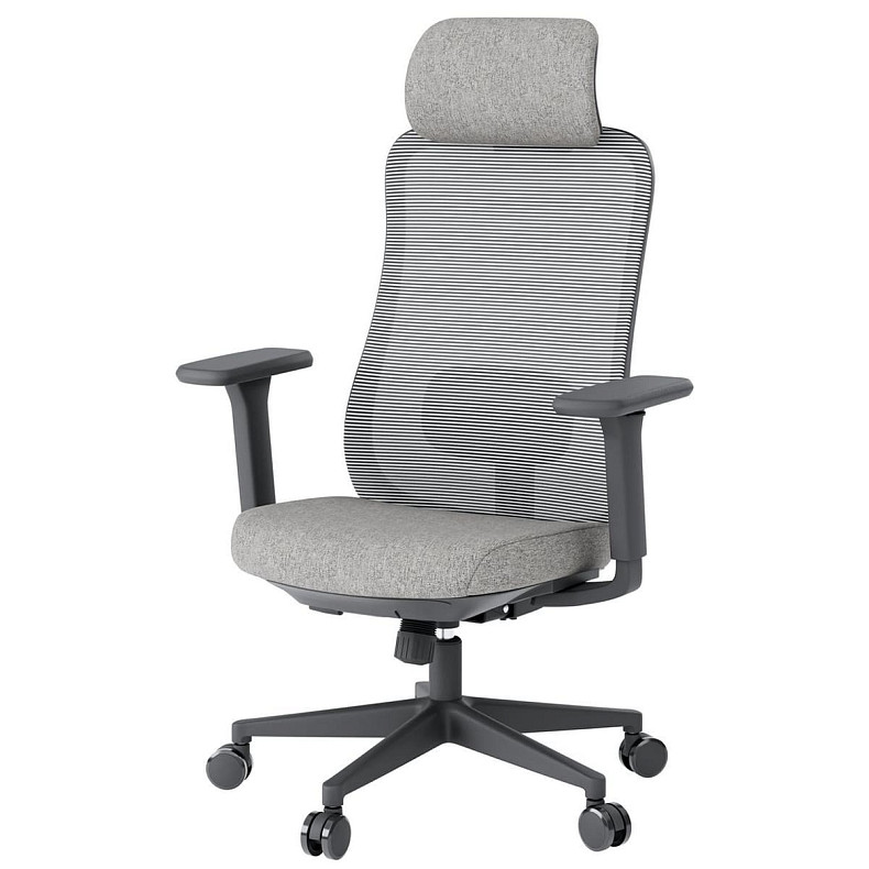 Крісло офісне OfficePro Wave OC599-B-DG-DG