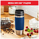 Термочашка Tefal Travel Mug Classic, 360мл, нержавіюча сталь, синій (N2020310)