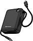 УМБ Sandberg 10000mAh 20W PD,QC3.0, USB-C In/Out, with built-in 2xUSB-C cables