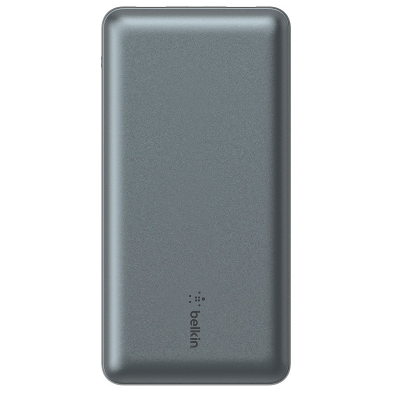 Аккумулятор портативный литий-ионный Power Bank Belkin 20000мА·ч, 15Вт, 2хUSB-A/USB-C, серый