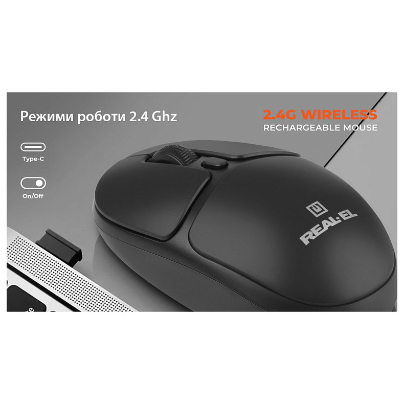 Миша REAL-EL RM-335W