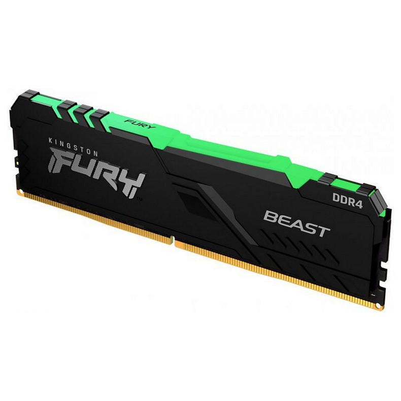 ОЗП Kingston DDR4 16GB 3200 FURY Beast RGB (KF432C16BBA/16)