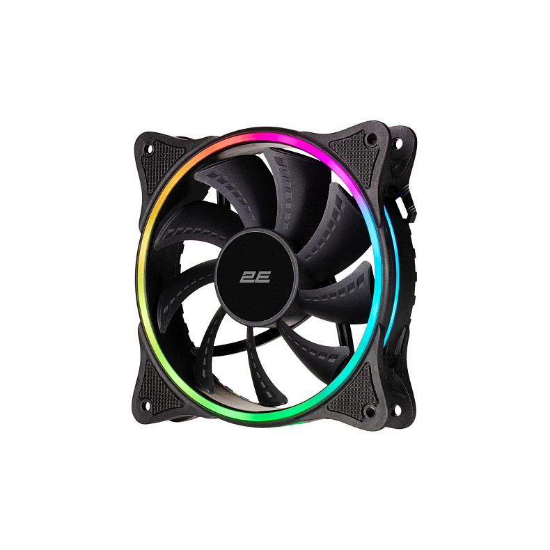 Корпусный вентилятор 2E GAMING F120OR-ARGB, 120mm, 1200rpm, 3pin, 3pin+5VAura, 25.3dBa
