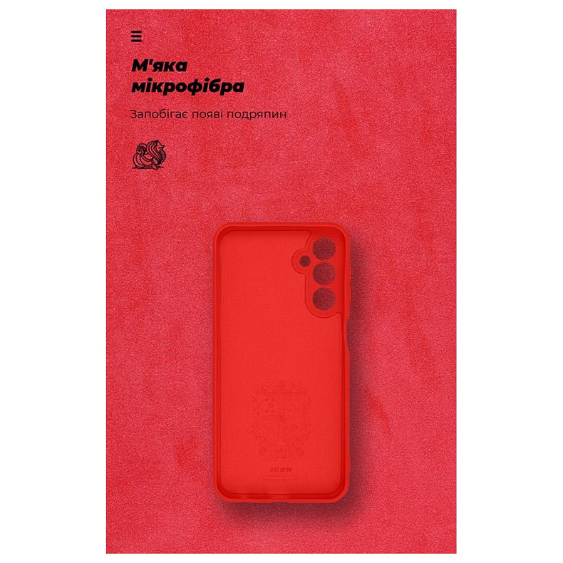 Чохол-накладка Armorstandart Icon для Samsung Galaxy M34 5G SM-M346 Camera cover Red (ARM69638)