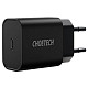 Зарядний пристрій 1xUSB 20W (1 USB-C) PD matte wall charger чорний Choetech