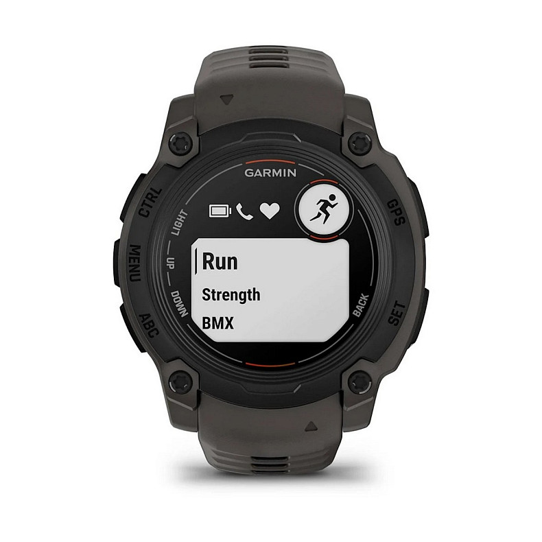 Смарт-часы Garmin Instinct E 40 mm Black with Charcoal Silicone Band (010-02932-13)
