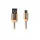 Кабель Cablexpert (CCPB-M-USB-08G) USB 2.0 A - microUSB, премиум, 1м, золотистый