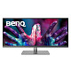 Монітор 34" BenQ PD3420Q, IPS, WQHD, 2 x HDMI, DP, USB-C, USB-hub, HAS, колонки, темно-сірий