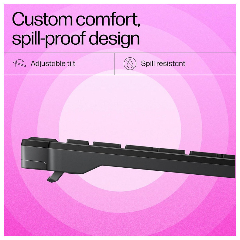 Клавіатура HP 460 Multi-Device key, BT, EN/UK, чорний