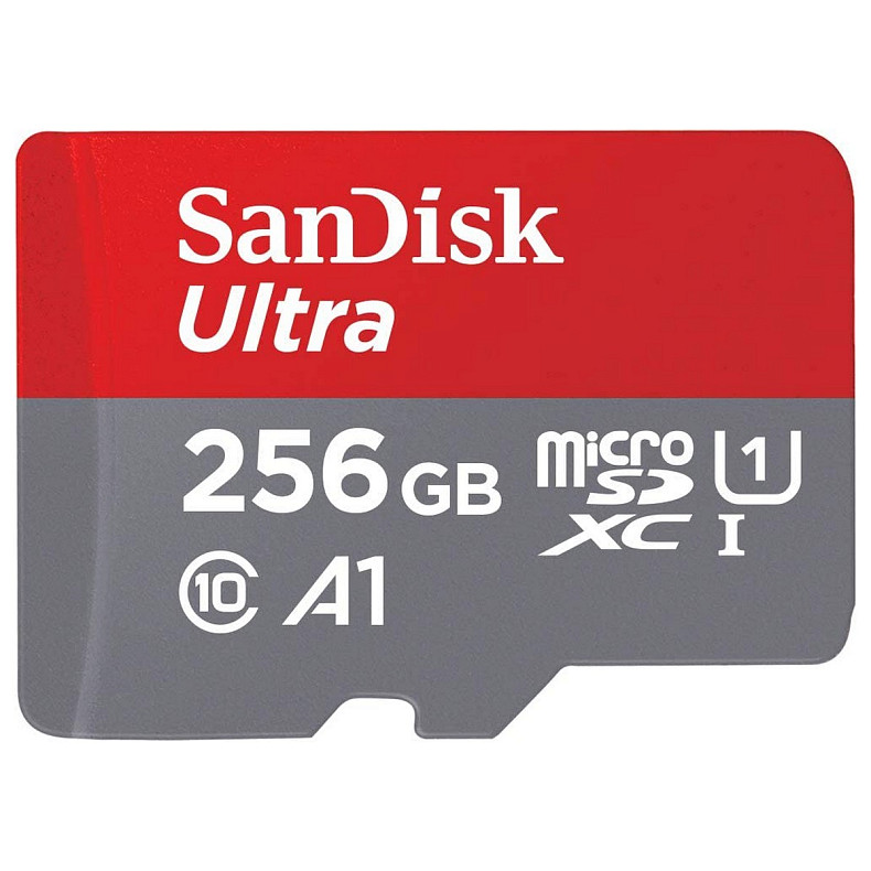 Карта пам'яті SanDisk microSD  256GB C10 UHS-I R150MB/s Ultra