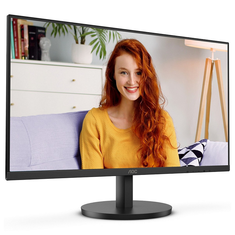 Монитор 27" AOC U27B3M, 4K UHD, VA, 2xHDMI, DP, колонки, черный