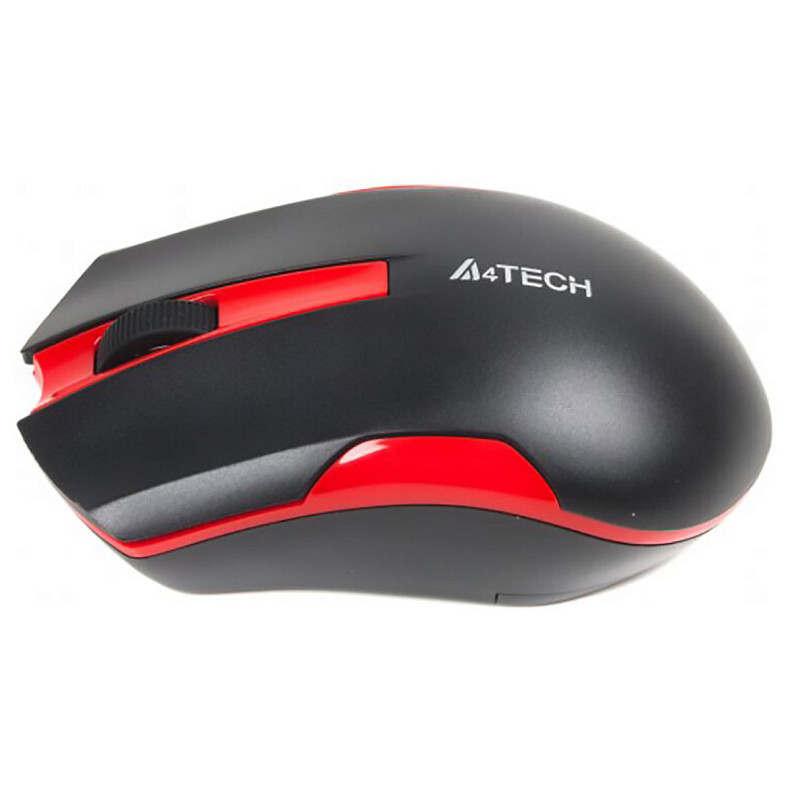 Мышь беспроводная A4Tech G3-200N Black/Red USB V-Track