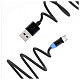 Кабель SkyDolphin S59V Magnetic USB - мікроUSB 1м, Black (USB-000442)