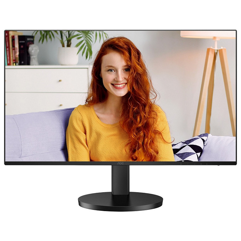 Монитор 27" AOC Q27B3CF2, QHD, IPS, 100Гц, 1 мс, HDMI, USB-C, USB-hub, HAS, колонки, черный