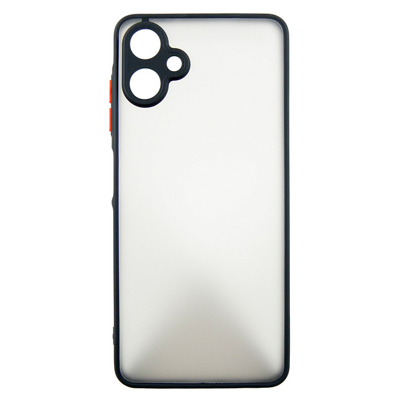 Чeхол-накладка Dengos Matt для Samsung Galaxy A06 SM-A065 Black (DG-KM-126) + защитное стекло