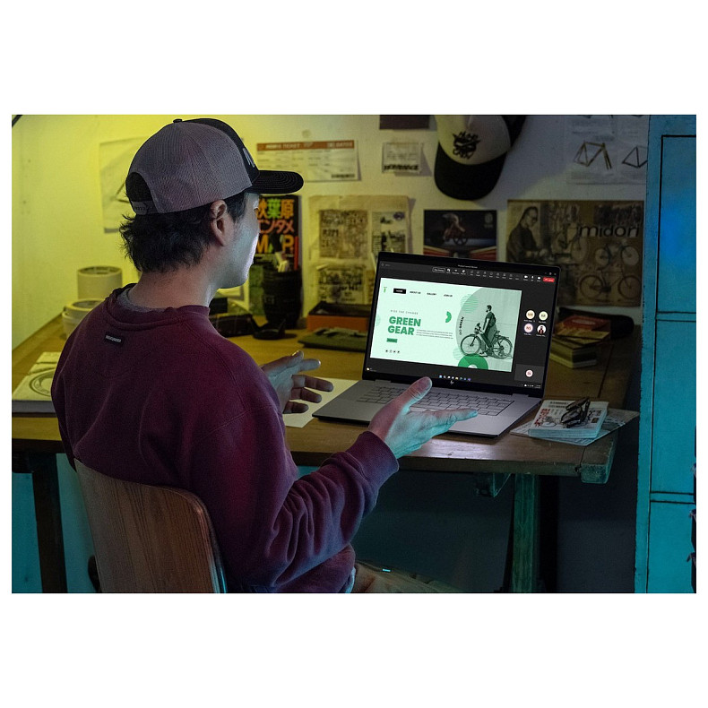 Ноутбук HP OmniBook X Flip x360 16-ar0001ua 16" WUXGA IPS Touch, AMD AI 7 350, 24GB, F1TB, UMA, Win