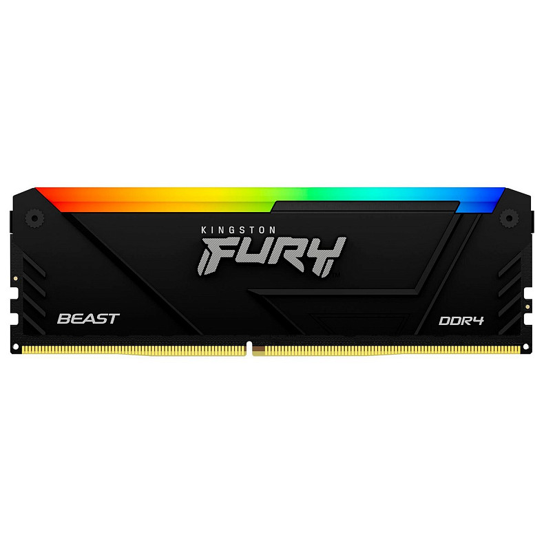 ОЗУ Kingston DDR4 8GB 3200 FURY Beast RGB