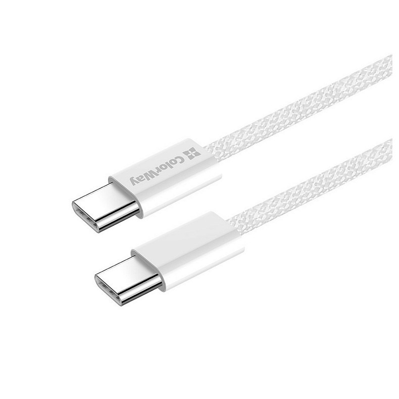 Кабель ColorWay USB Type-C + USB Type-C (M/M), 3.0 А, 1 м, Grey (CW-CBPDCC061-GR)