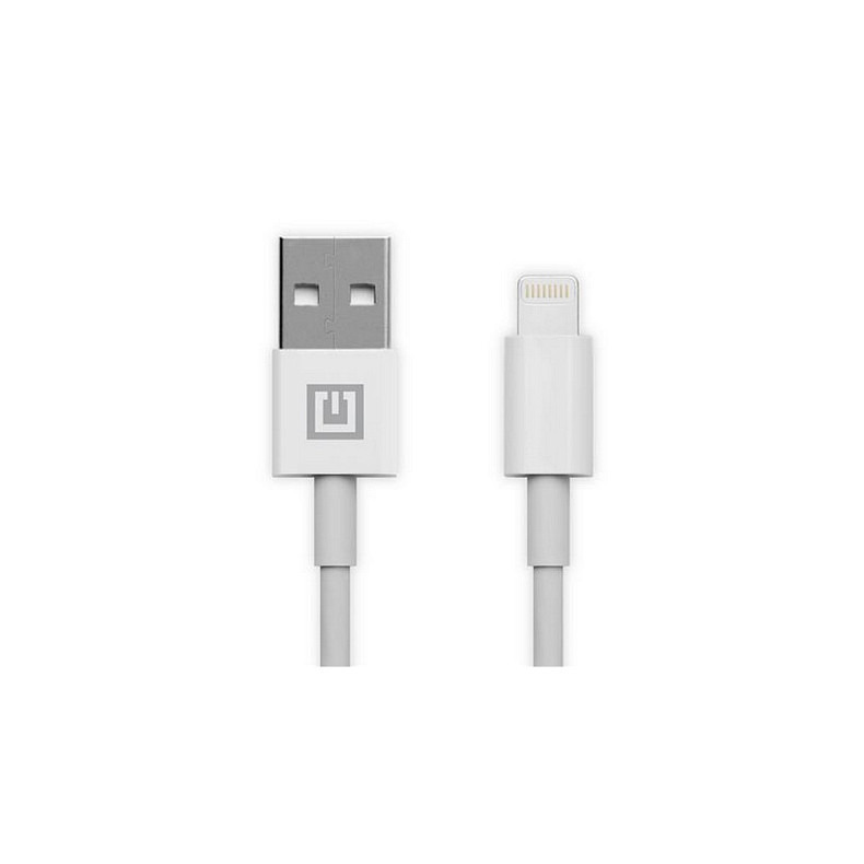 Кабель REAL-EL USB-Lightning 1m, White (EL123500055)